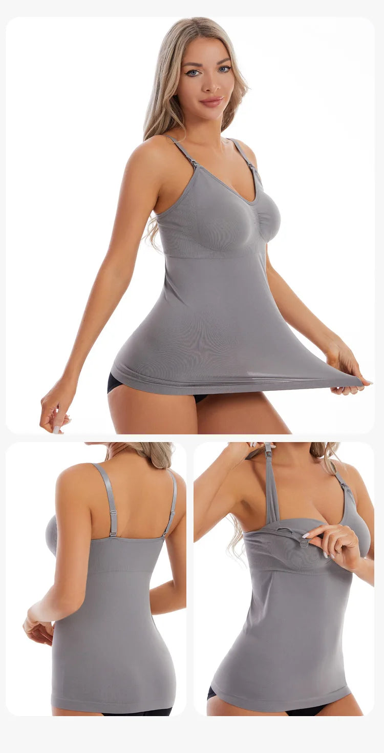 Women's Sleeveless Nursing Tank Top