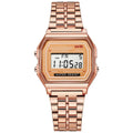 Women's Rose Gold Digital Watch