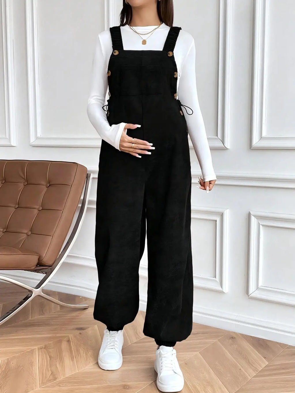 Maternity Corduroy Overalls