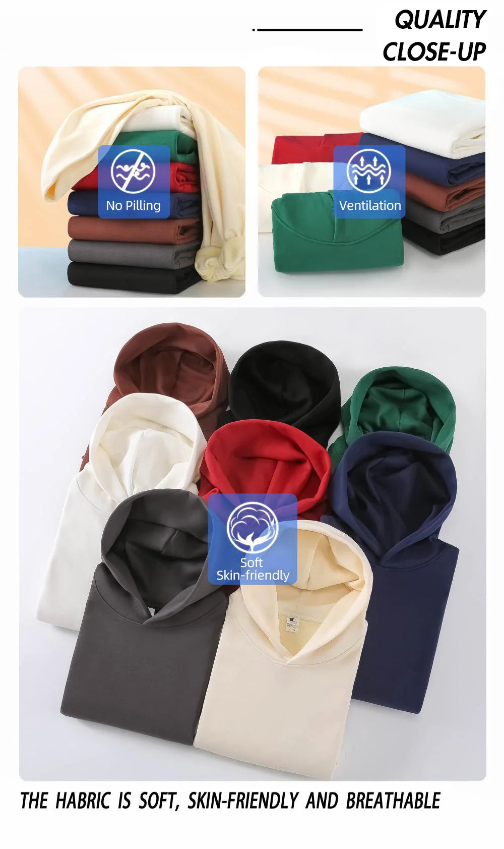 Men's Heavyweight Fleece Pullover Hoodie