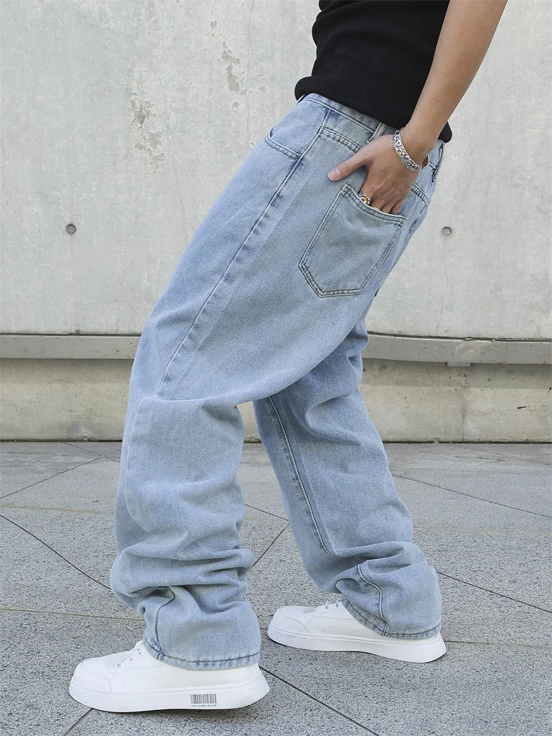 Men's Baggy Wide Leg Jeans