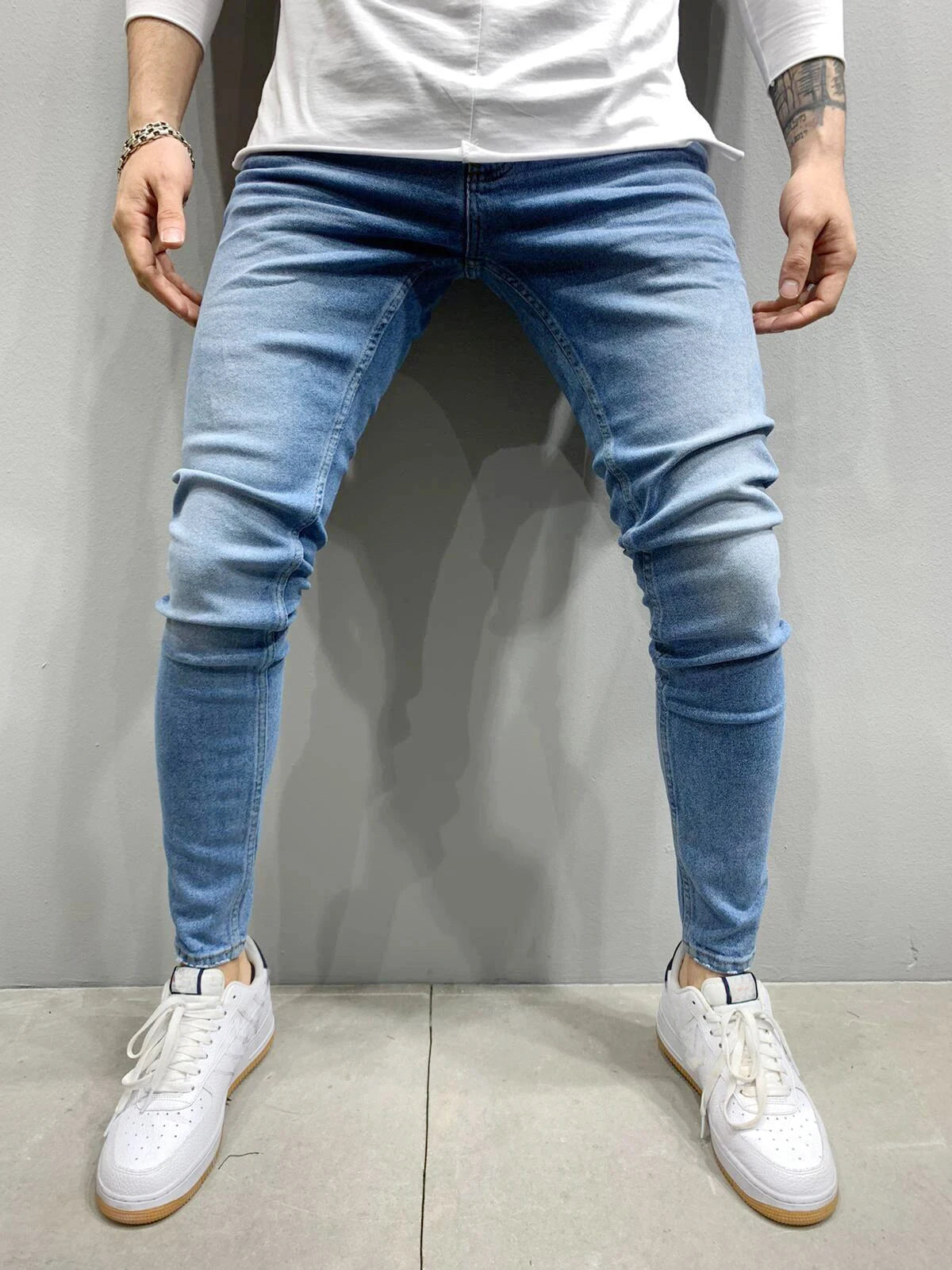 Men's Ripped Skinny Jeans