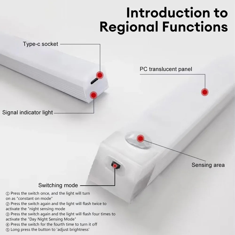 USB-C Rechargeable Cabinet Night Light