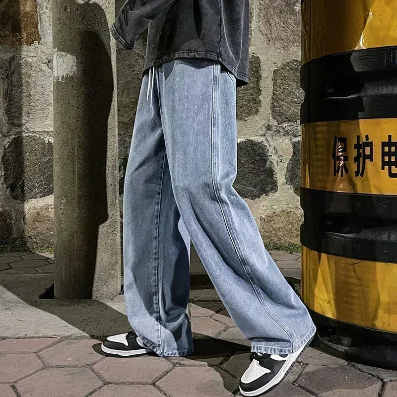 Men's Loose Straight Leg Jeans