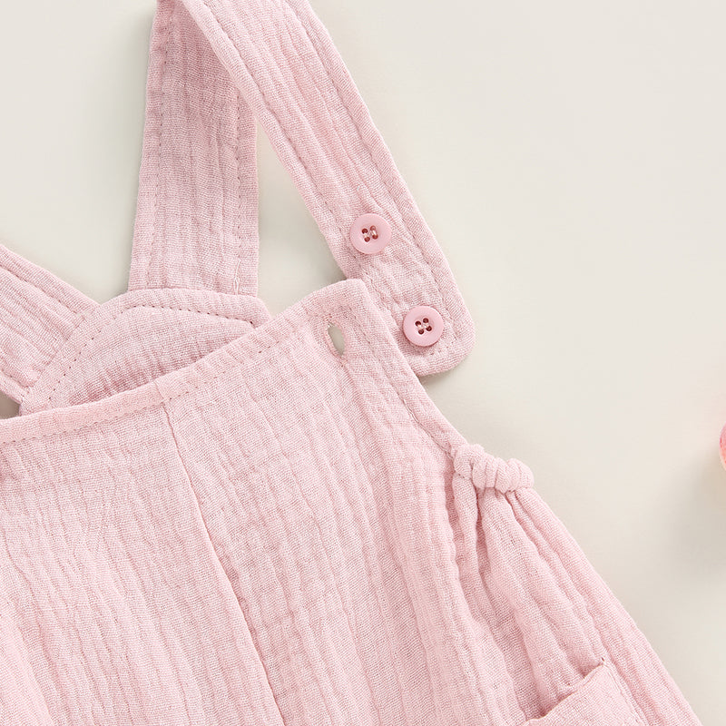 Newborn Baby Suspender Romper