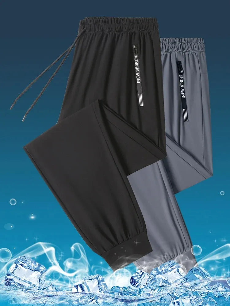 Men's Ice Silk Wide Leg Pants
