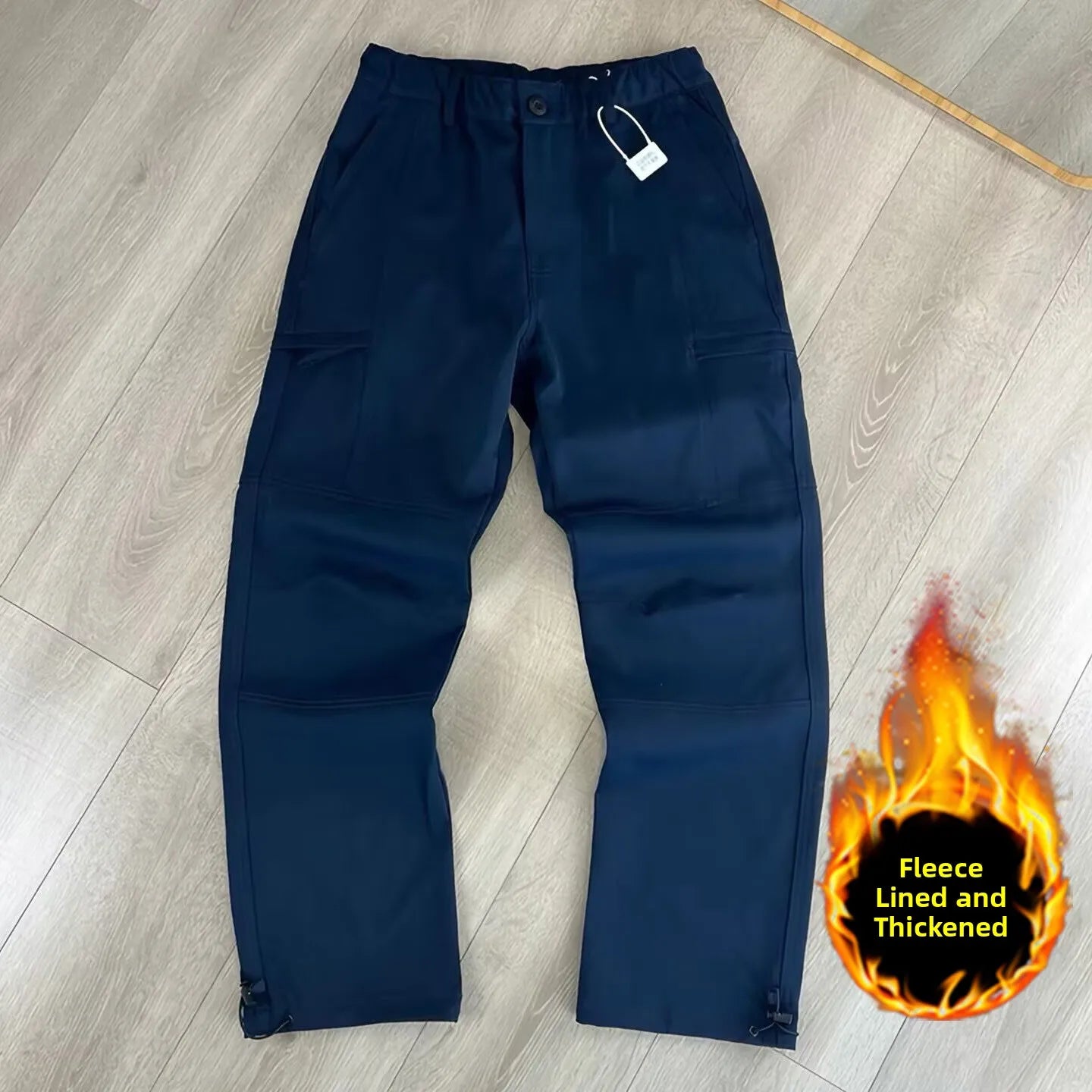 Men's Fleece-Lined Waterproof Work Pants