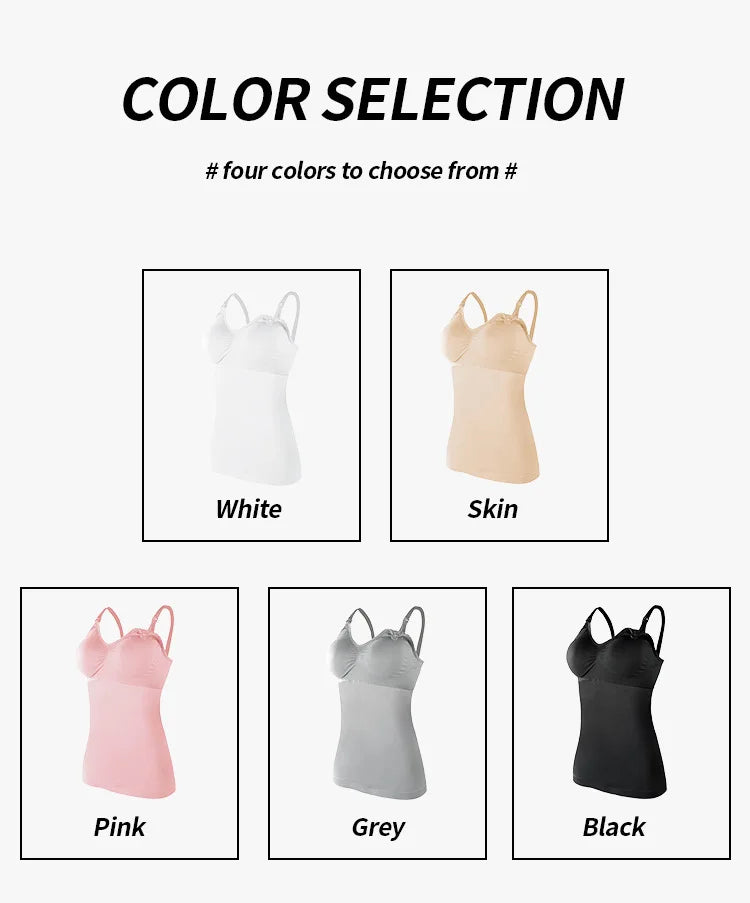 Women's Sleeveless Nursing Tank Top