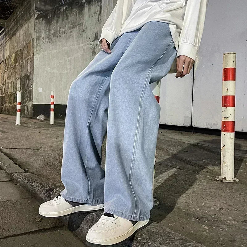 Men's Loose Straight Leg Jeans
