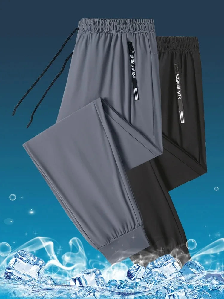 Men's Ice Silk Wide Leg Pants