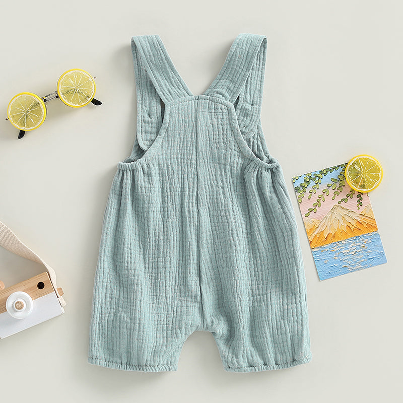 Newborn Baby Suspender Romper