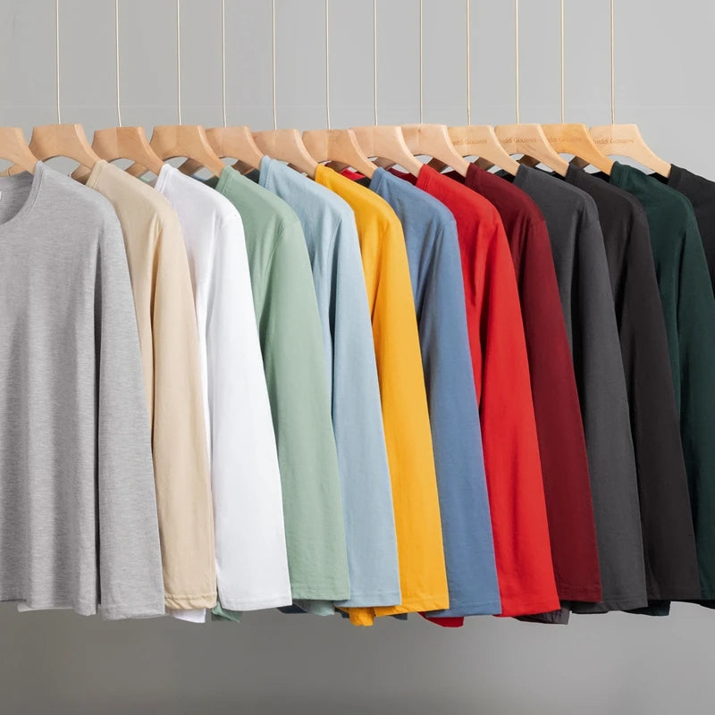 Men's Cotton Long Sleeve T-Shirt