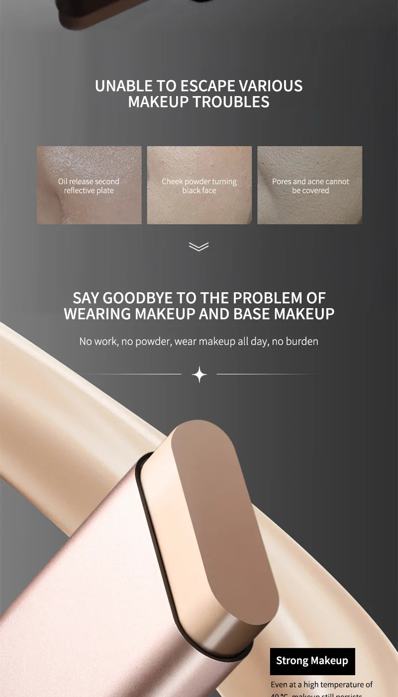Rotating Double-Head Foundation Brush