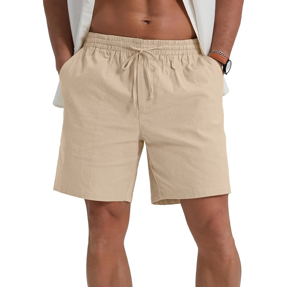 Men's Lightweight Linen Shorts