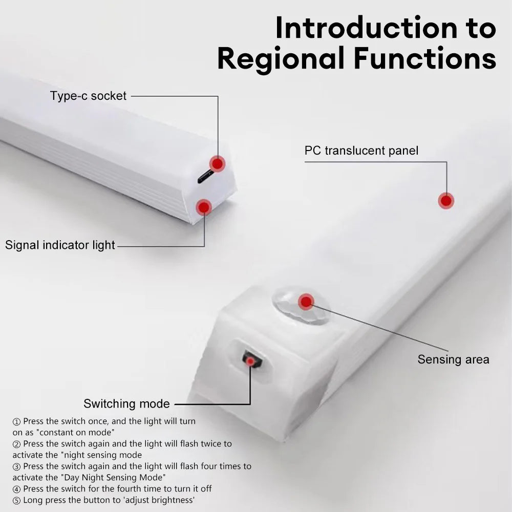 USB-C Rechargeable Cabinet Night Light