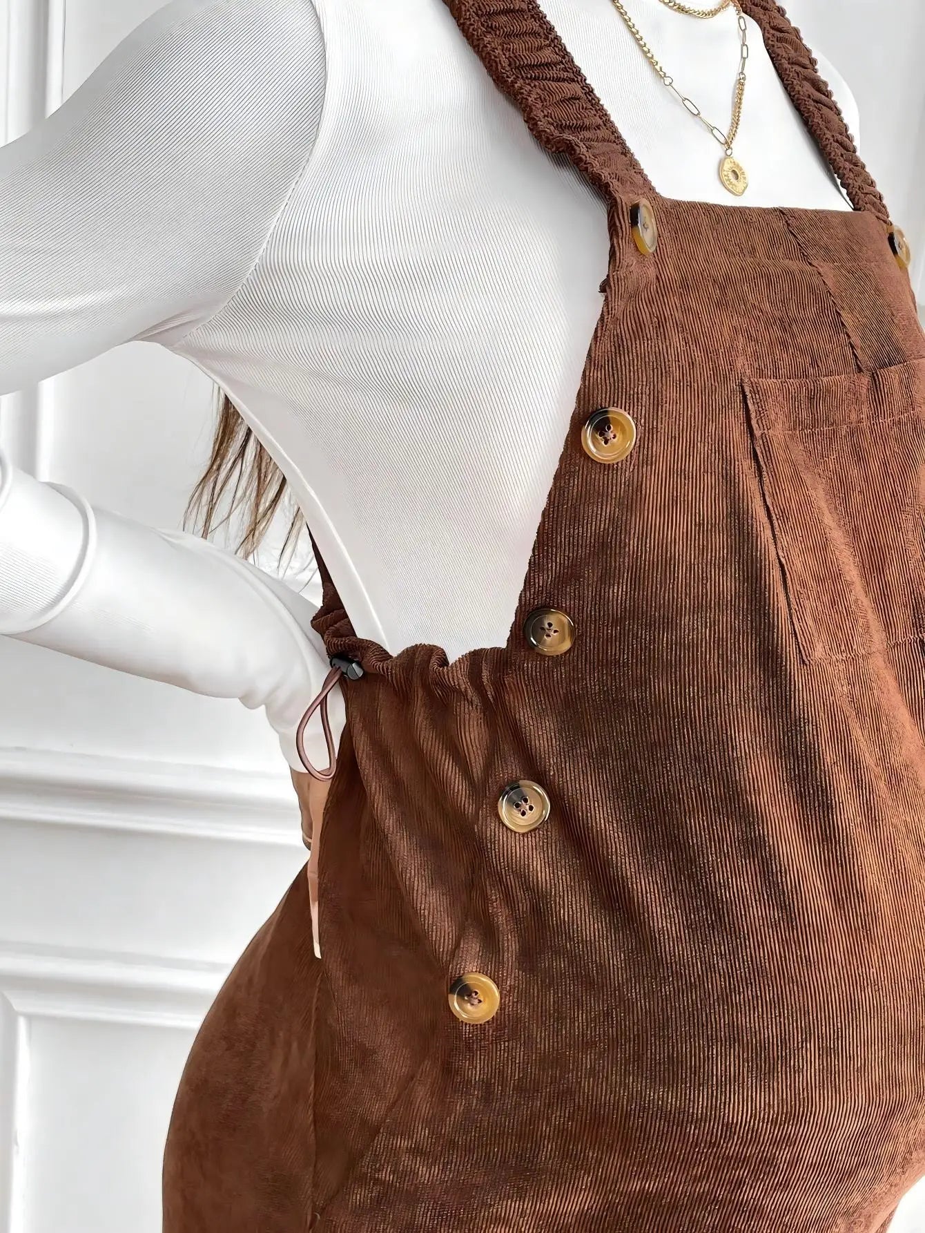 Maternity Corduroy Overalls