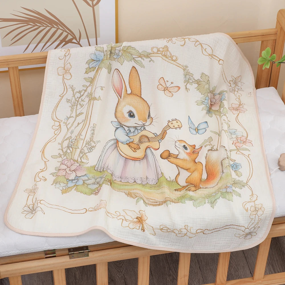 Soft Cotton Baby Bath Towel & Blanket