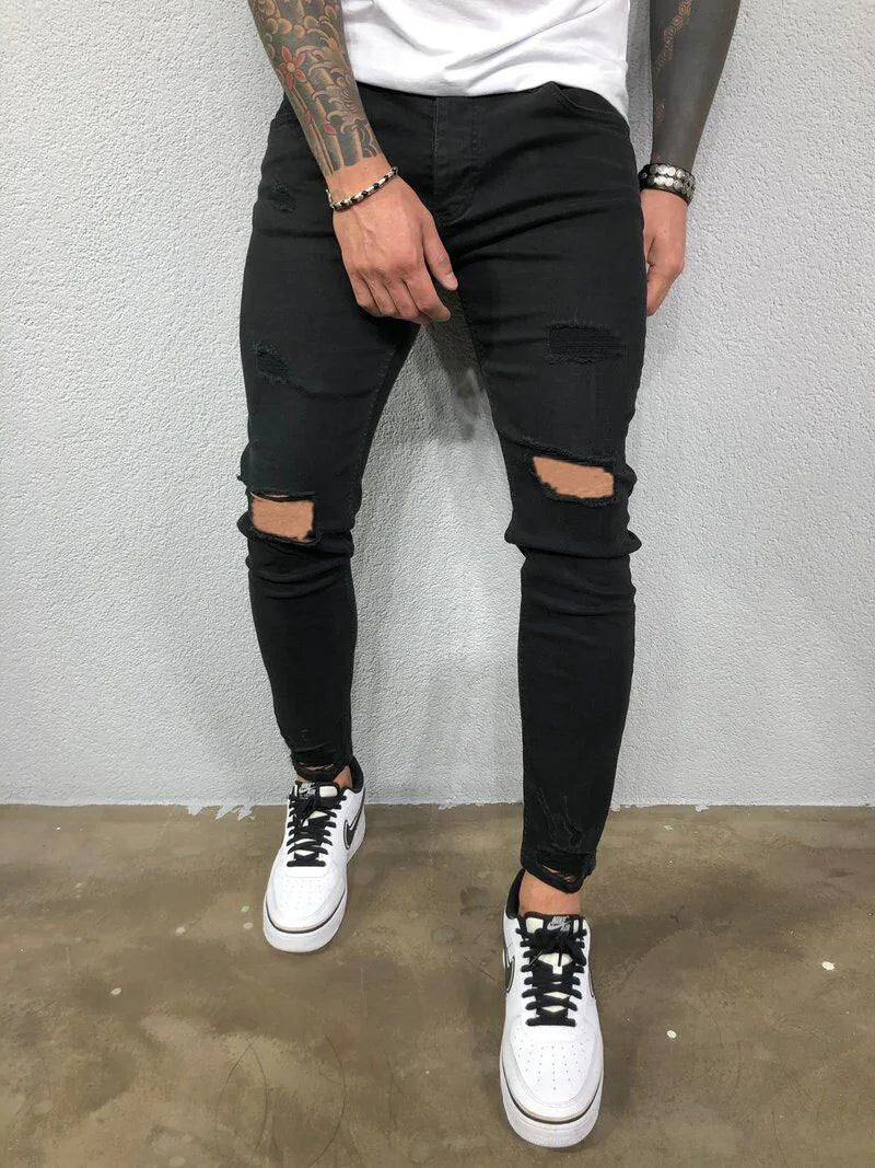Men's Ripped Skinny Jeans