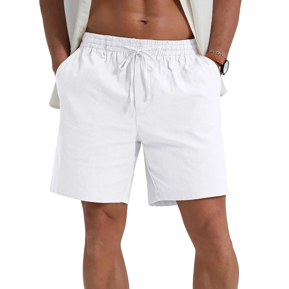 Men's Lightweight Linen Shorts