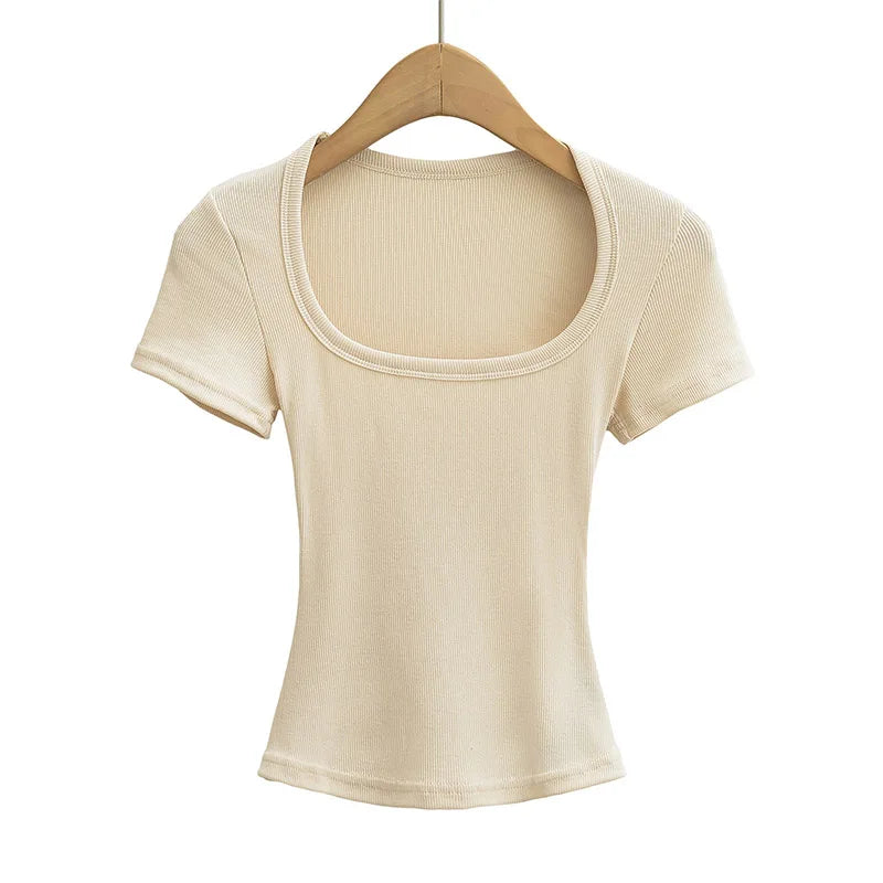 Women's Square Neck Crop Top
