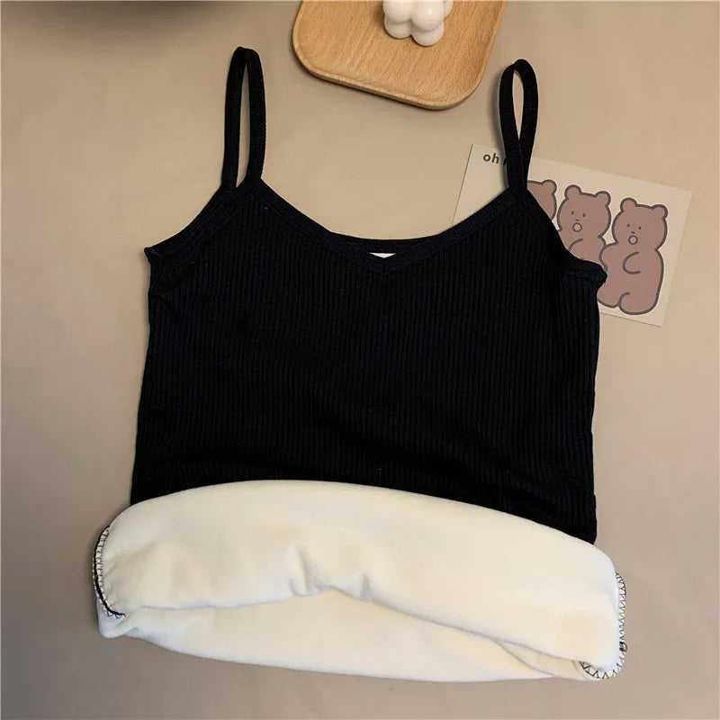 Women's Thermal Velvet Sleeveless Top