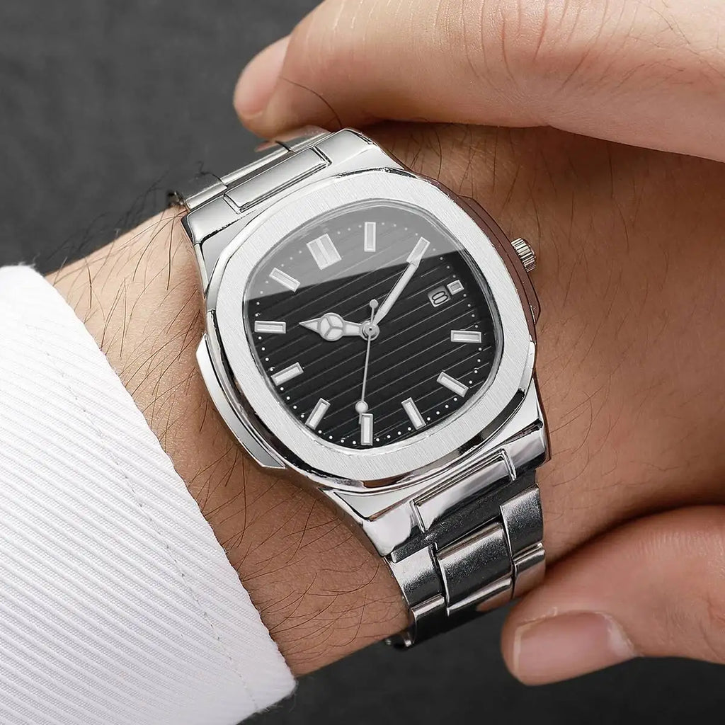 Men's Luxury Square Dial Quartz Watch
