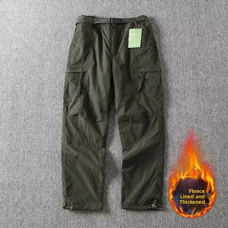 Men's Fleece-Lined Waterproof Work Pants