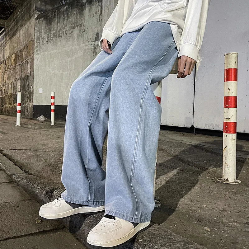 Men's Loose Straight Leg Jeans