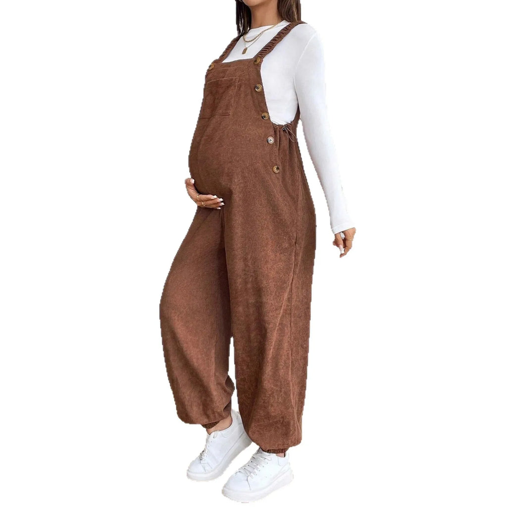 Maternity Corduroy Overalls