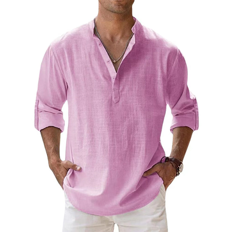 Men's Cotton Linen Casual Shirt