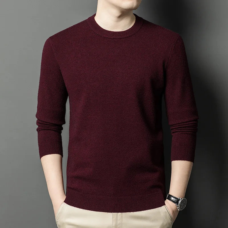 Men's Diamond Pattern Knit Sweater