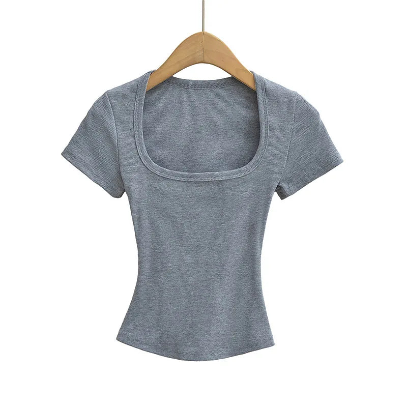 Women's Square Neck Crop Top