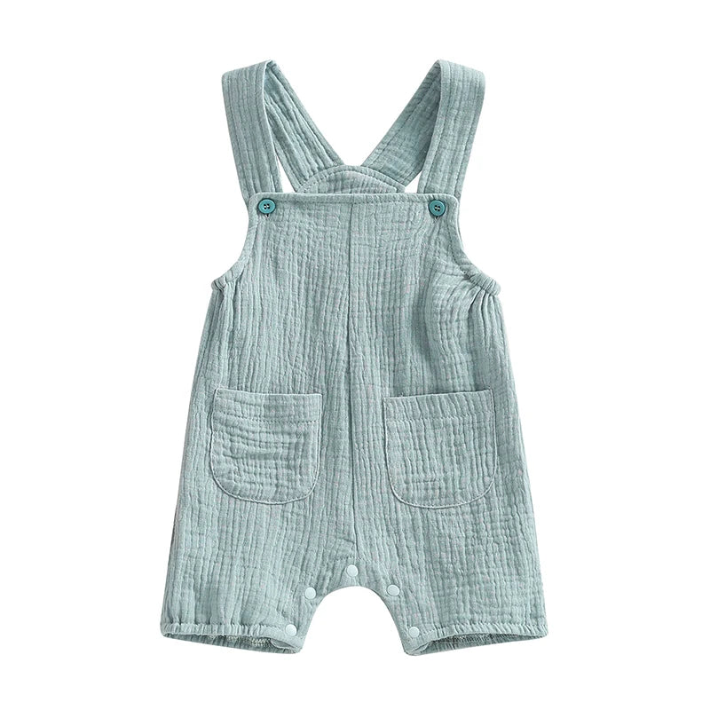 Newborn Baby Suspender Romper