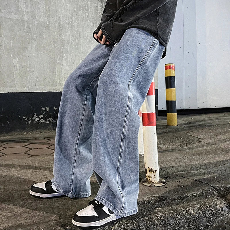 Men's Loose Straight Leg Jeans