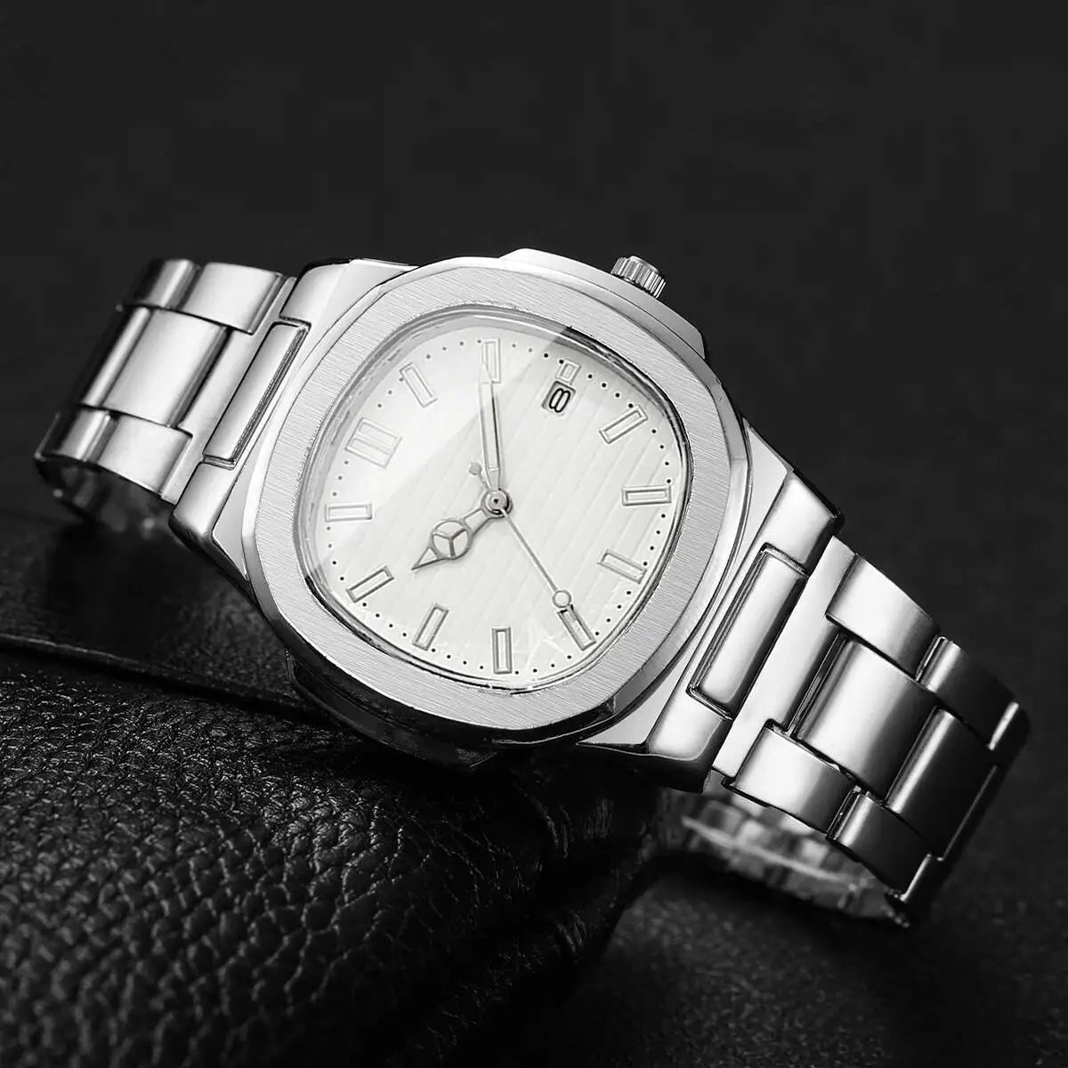 Men's Luxury Square Dial Quartz Watch