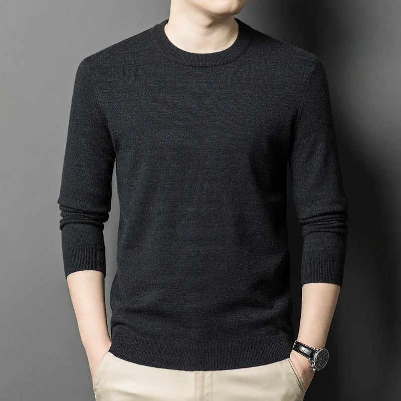 Men's Diamond Pattern Knit Sweater