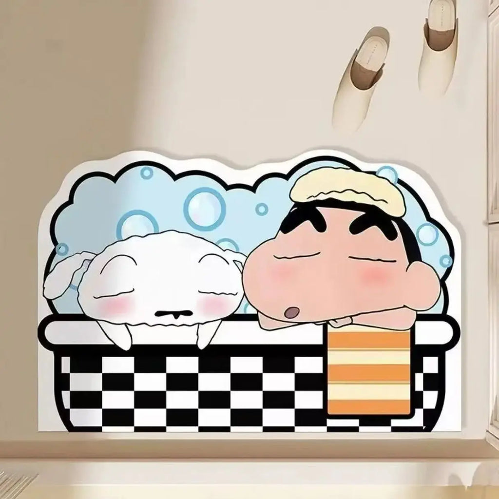 Quick-Dry Anime Bath Mat