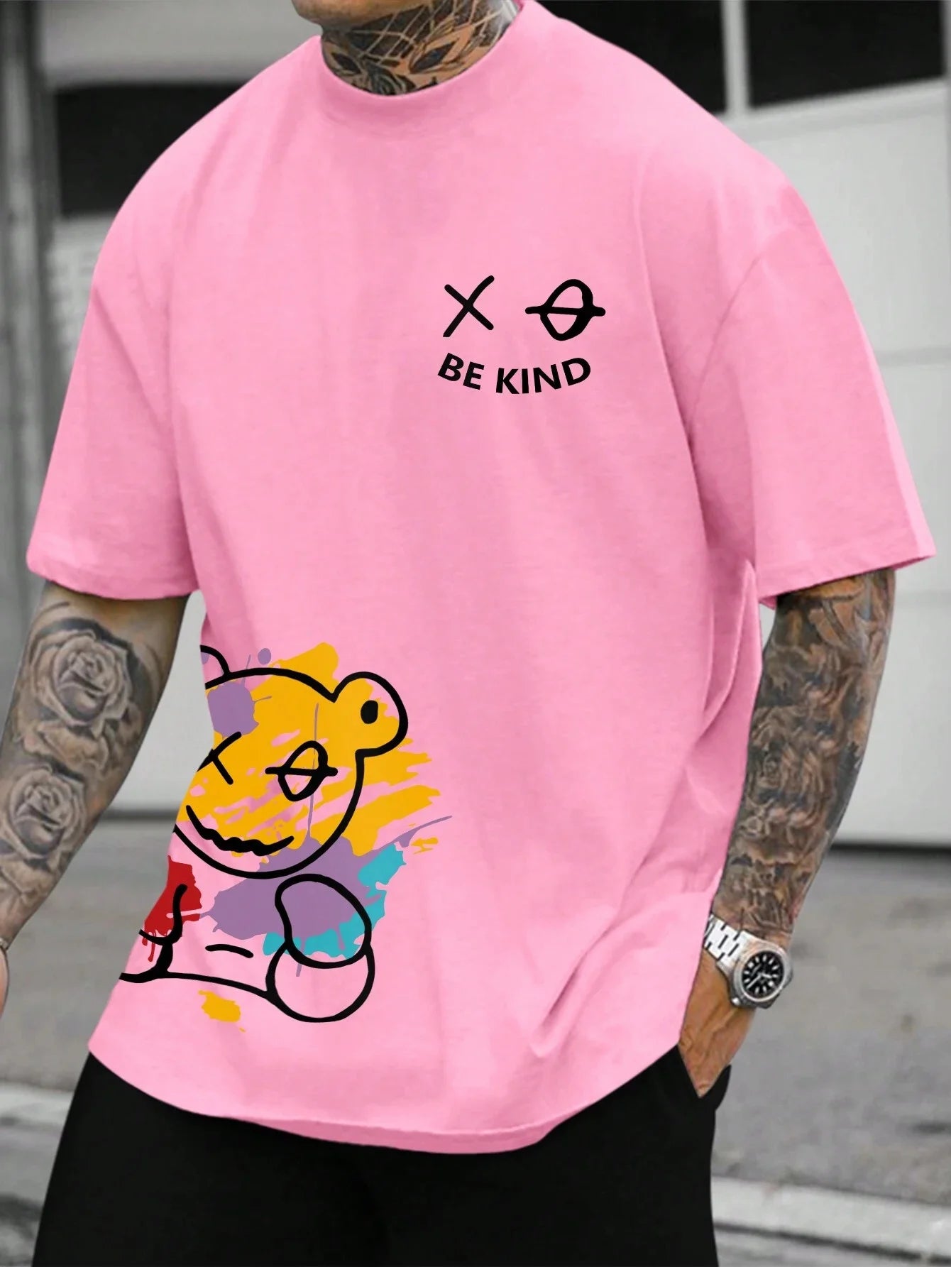 Men's BE KIND Graphic Cotton Tee