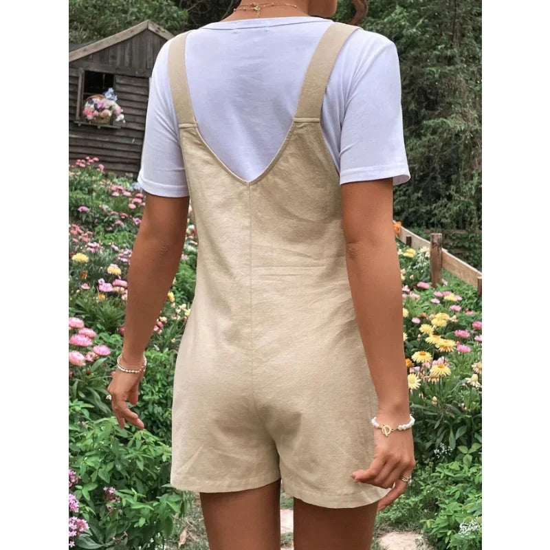 Maternity Cotton Jumpsuit