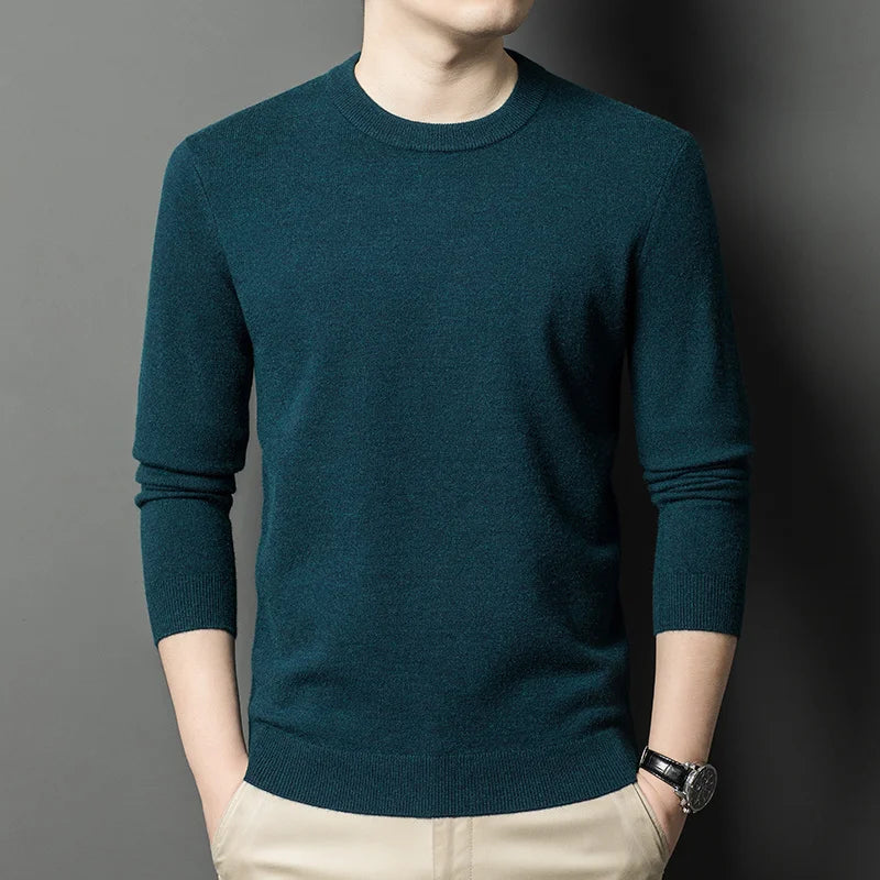 Men's Diamond Pattern Knit Sweater