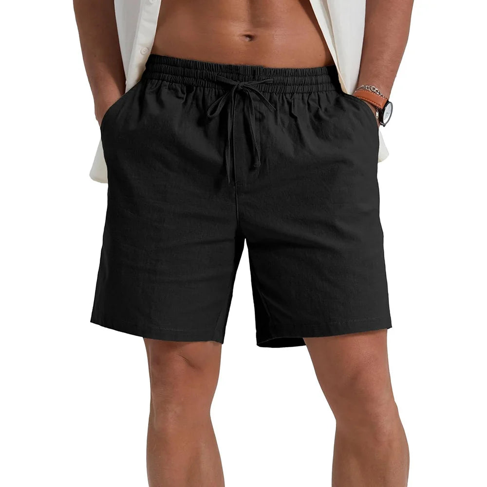 Men's Lightweight Linen Shorts
