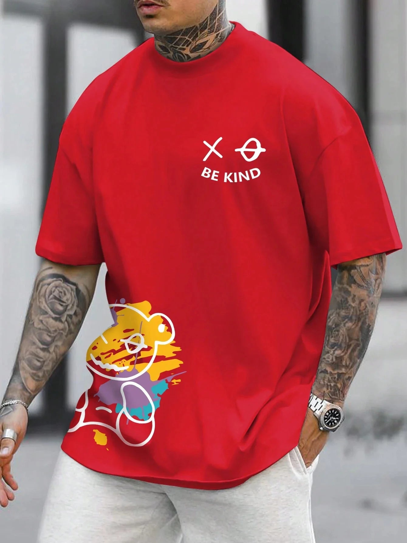 Men's BE KIND Graphic Cotton Tee