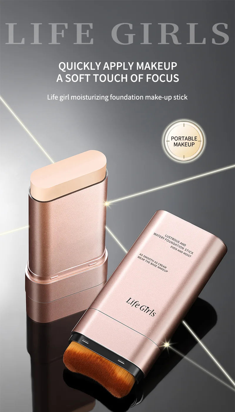 Rotating Double-Head Foundation Brush