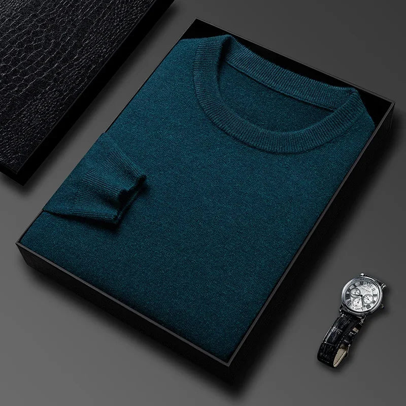 Men's Diamond Pattern Knit Sweater