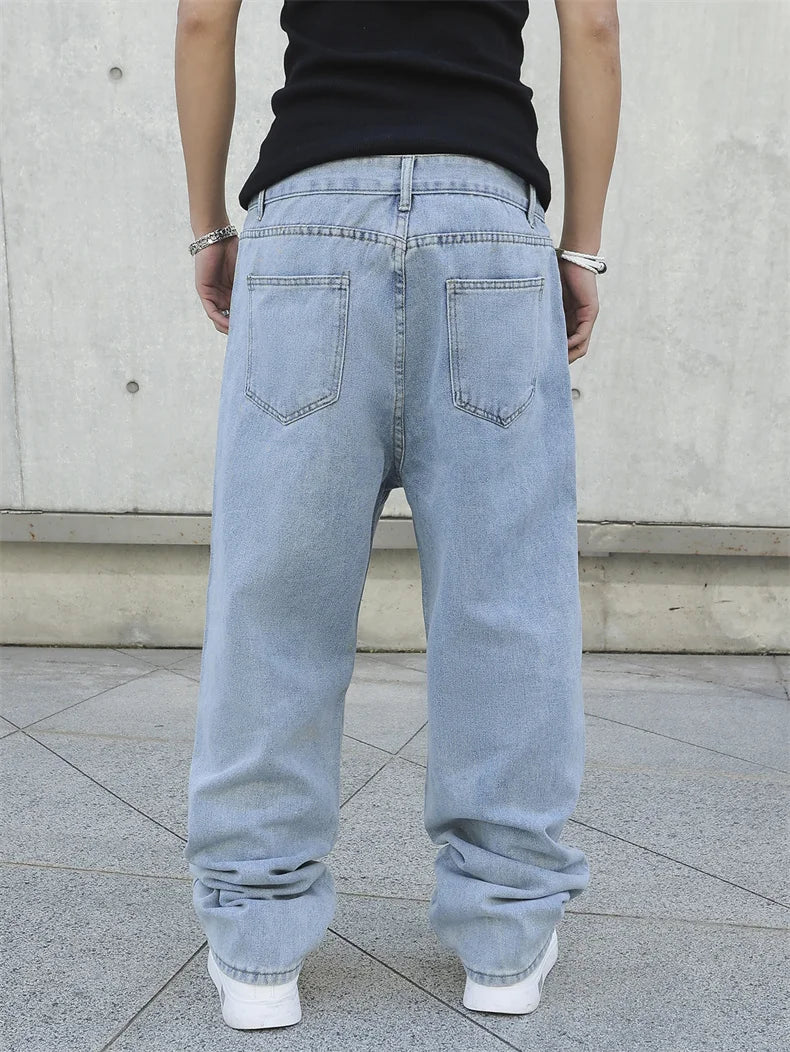 Men's Baggy Wide Leg Jeans