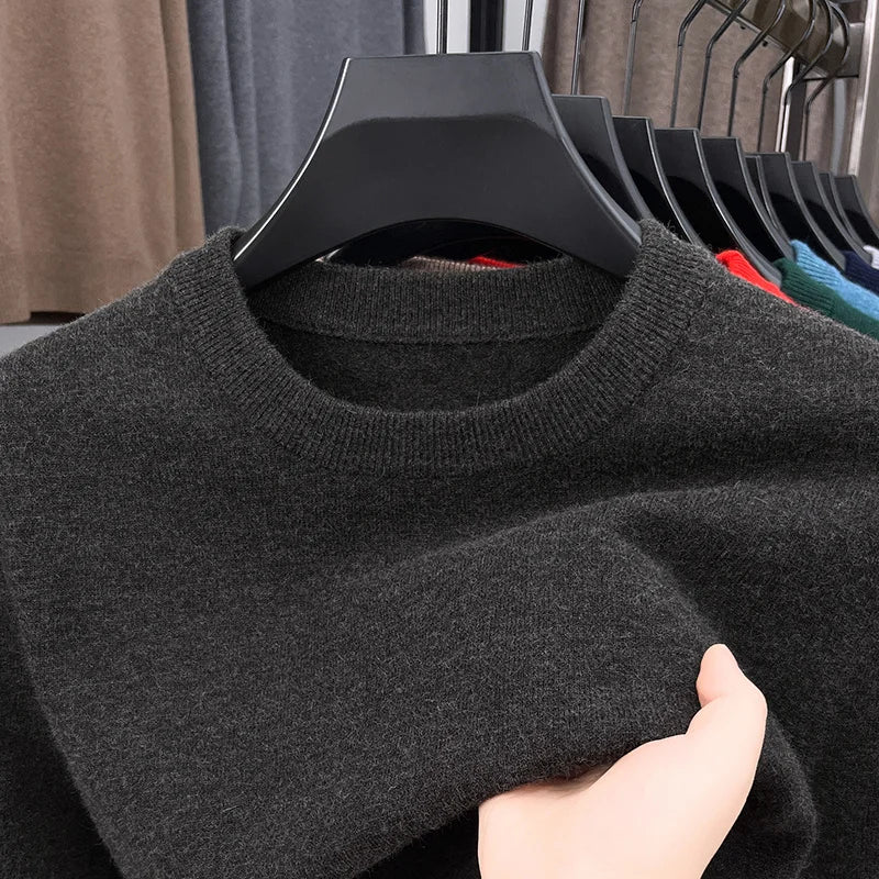 Men's Diamond Pattern Knit Sweater