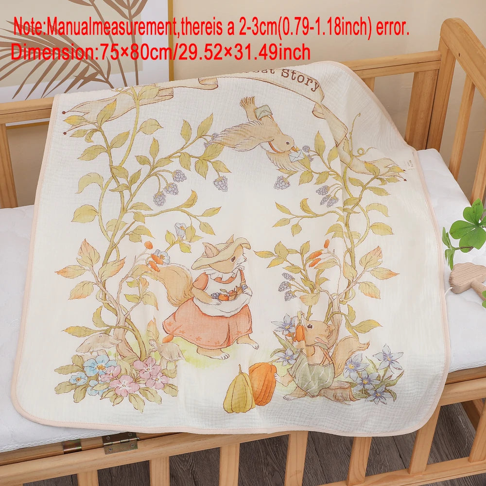 Soft Cotton Baby Bath Towel & Blanket