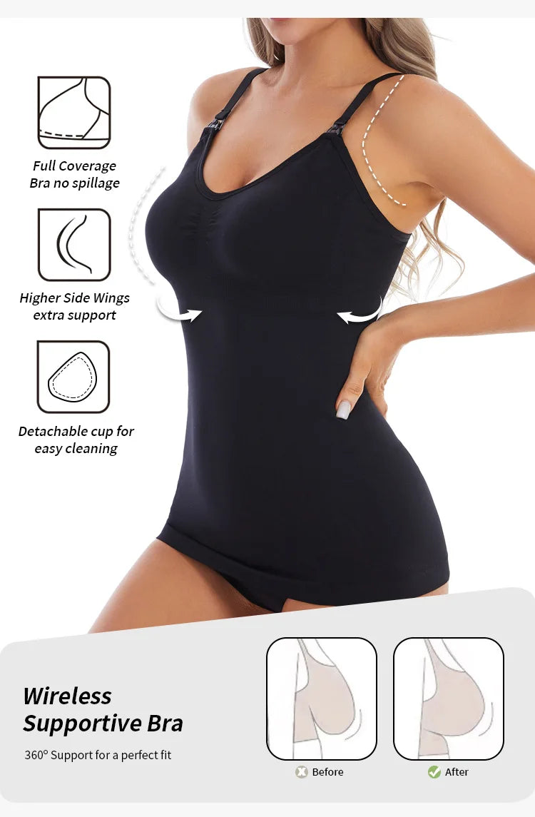Women's Sleeveless Nursing Tank Top
