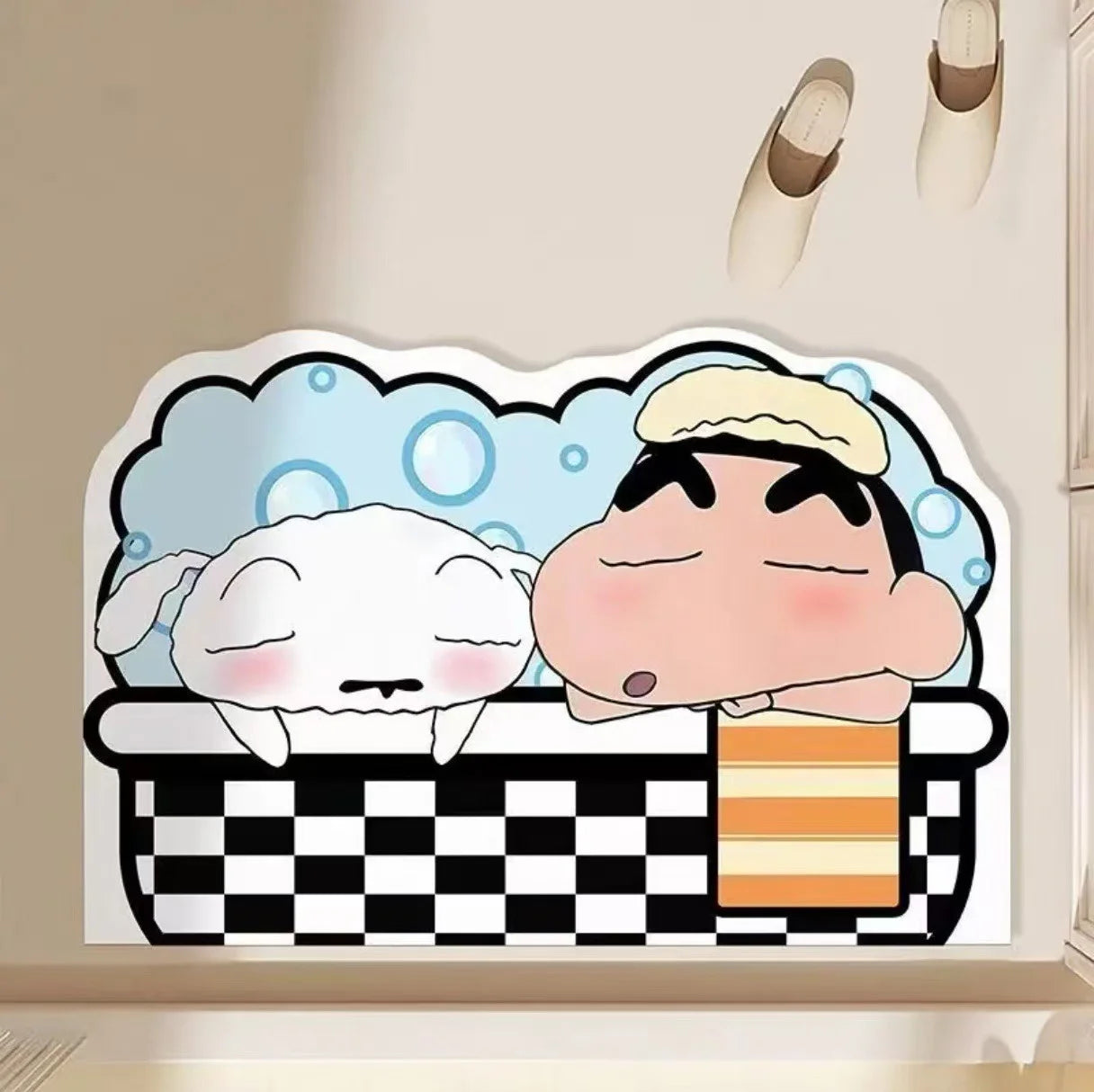 Quick-Dry Anime Bath Mat
