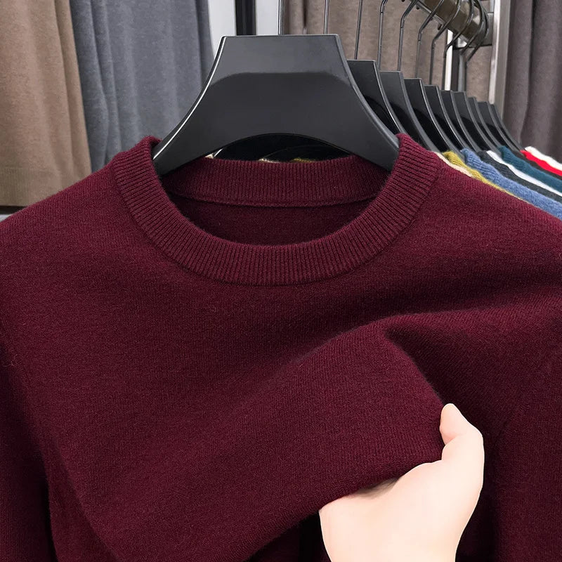 Men's Diamond Pattern Knit Sweater